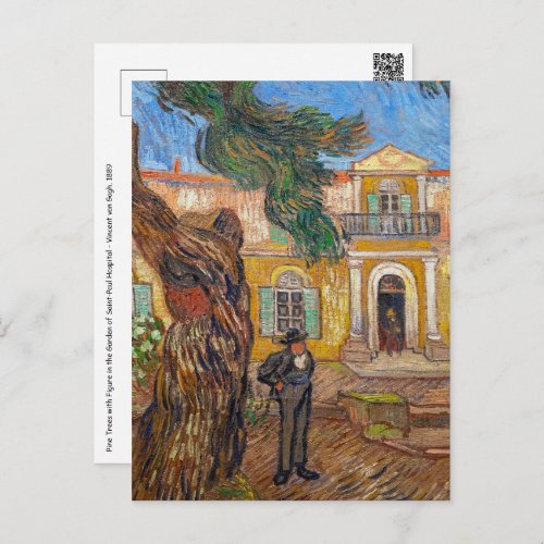Vincent Van Gogh _ Saint_Paul Asylum in Saint_Remy Postcard
