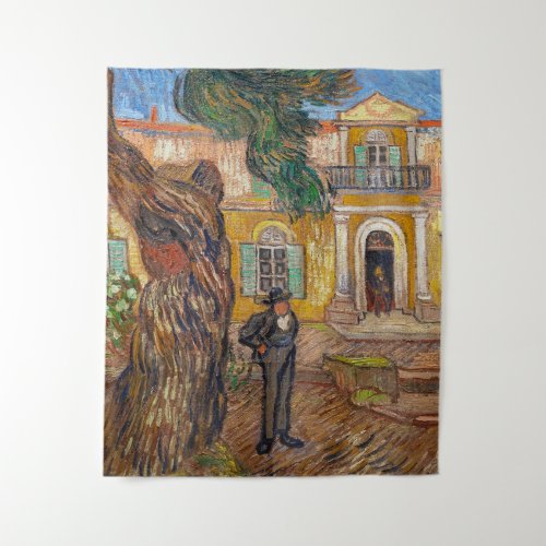 Vincent Van Gogh _ Saint_Paul Asylum in Saint_Remy Tapestry