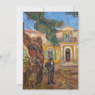 Vincent Van Gogh - Saint-Paul Asylum in Saint-Remy Thank You Card
