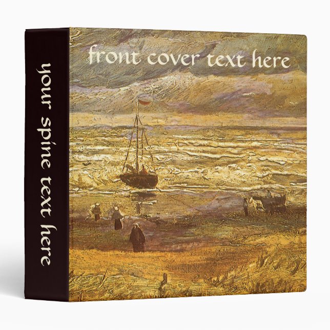 Vincent van Gogh - Sea at Scheveningen Binder (Front/Spine)