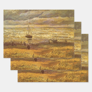 Vincent van Gogh - Sea at Scheveningen Wrapping Paper Sheets