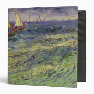 Vincent van Gogh   Seascape at Saintes-Maries 3 Ring Binder