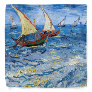 Vincent van Gogh - Seascape at Saintes-Maries Bandana