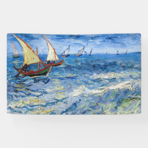 Vincent van Gogh _ Seascape at Saintes_Maries Banner