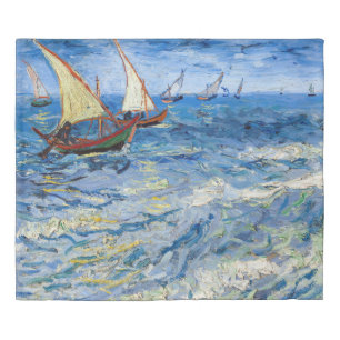 Vincent van Gogh - Seascape at Saintes-Maries Duvet Cover