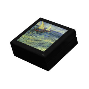 Vincent van Gogh - Seascape at Saintes Maries Jewelry Box