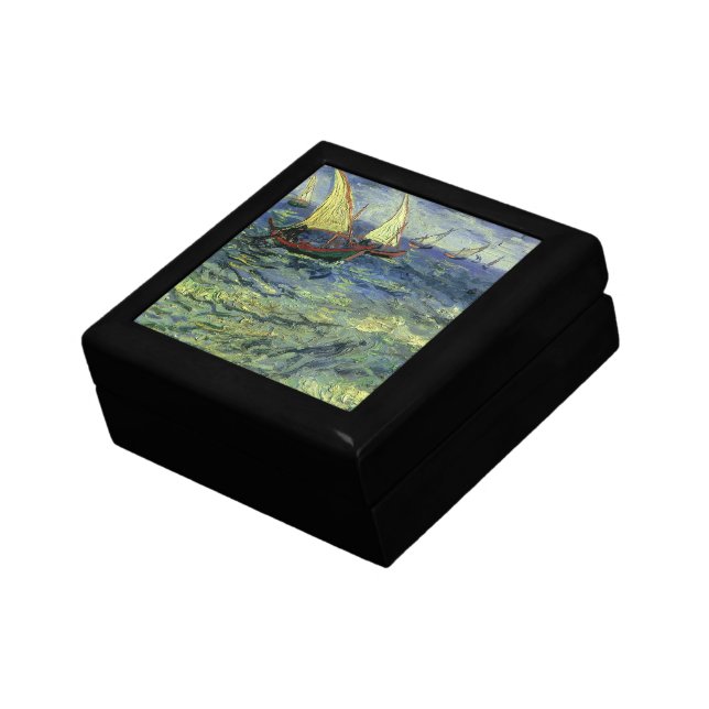 Vincent van Gogh - Seascape at Saintes Maries Jewelry Box (Side)