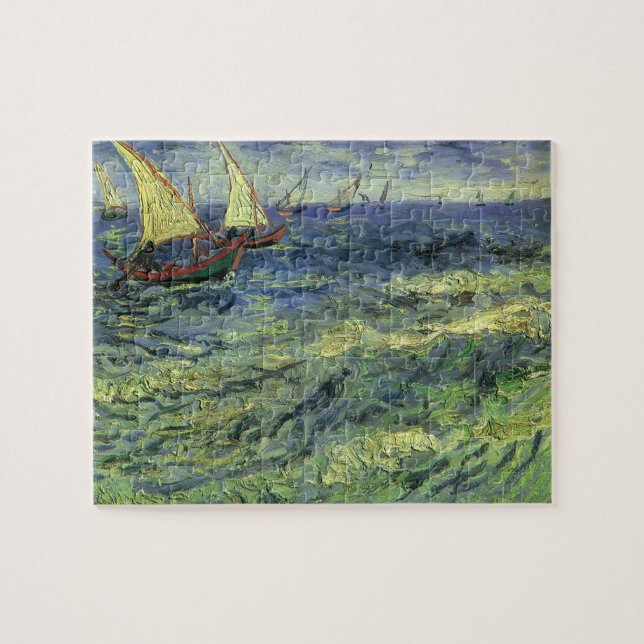 Vincent van Gogh - Seascape at Saintes Maries Jigsaw Puzzle (Horizontal)
