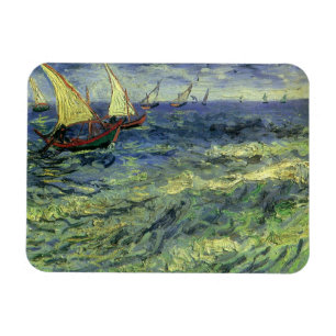 Vincent van Gogh - Seascape at Saintes Maries Magnet