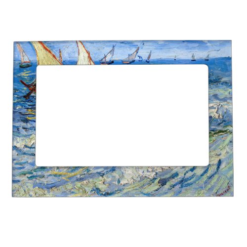 Vincent van Gogh _ Seascape at Saintes_Maries Magnetic Frame