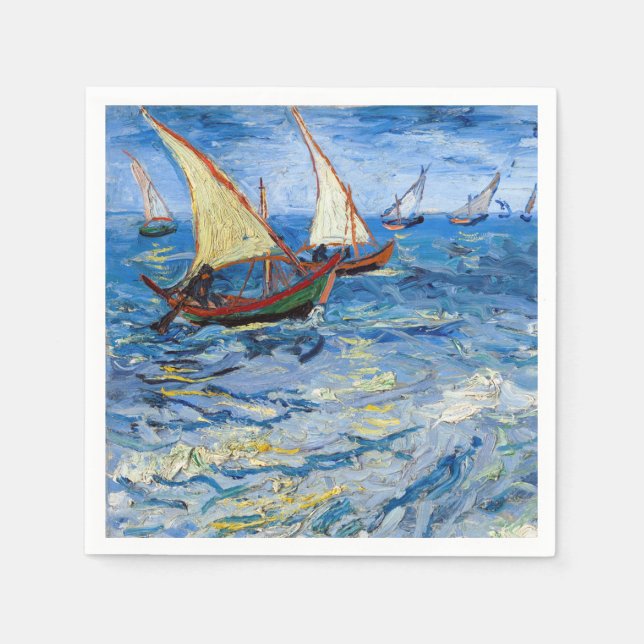 Vincent van Gogh - Seascape at Saintes-Maries Napkins (Front)