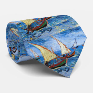 Vincent van Gogh - Seascape at Saintes-Maries Neck Tie