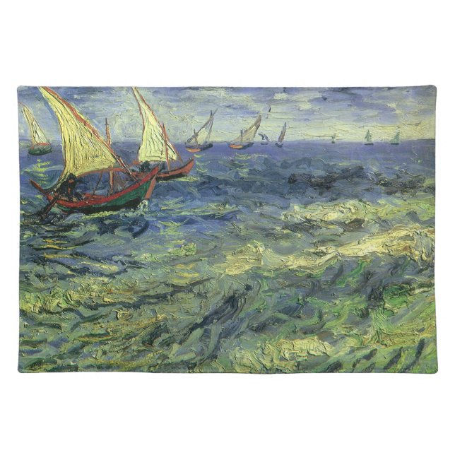 Vincent van Gogh - Seascape at Saintes Maries Placemat (Front)