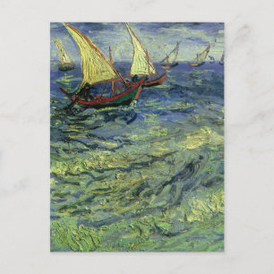 Vincent van Gogh - Seascape at Saintes Maries Postcard