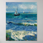 Vincent Van Gogh - Seascape at Saintes-Maries Poster<br><div class="desc">Vincent Van Gogh - Seascape at Saintes-Maries</div>