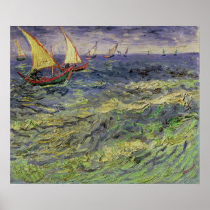 Vincent van Gogh   Seascape at Saintes-Maries Poster