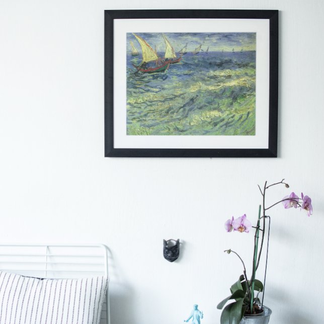 Vincent van Gogh - Seascape at Saintes Maries Poster (Creator Uploaded)