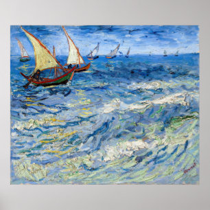 Vincent van Gogh - Seascape at Saintes-Maries Poster