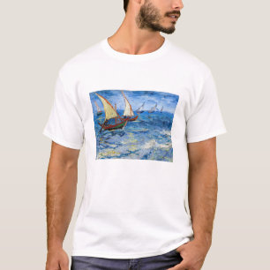 Vincent van Gogh - Seascape at Saintes-Maries T-Shirt