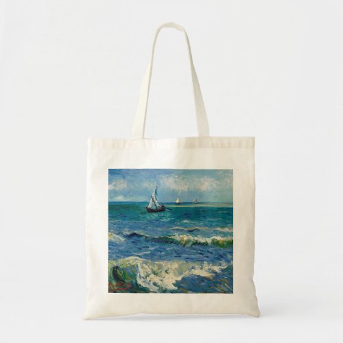 Vincent Van Gogh _ Seascape at Saintes_Maries Tote Bag