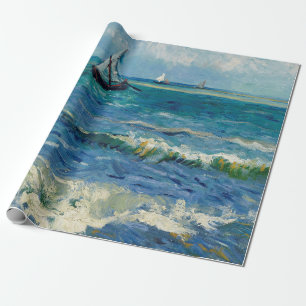 Vincent Van Gogh - Seascape at Saintes-Maries Wrapping Paper
