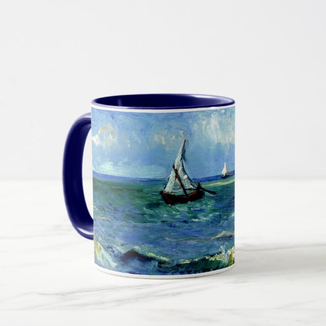 Vincent van Gogh - Seascape Mug (Front Left)