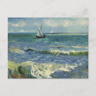 Vincent van Gogh - Seascape near Les Saintes Postcard