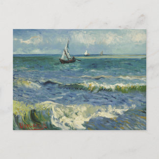 Vincent van Gogh - Seascape near Les Saintes Postcard