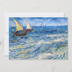 Vincent van Gogh - Seascape near Saintes-Maries Invitation