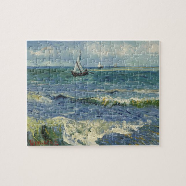 Vincent van Gogh - Seascape Near Saintes Maries Jigsaw Puzzle (Horizontal)