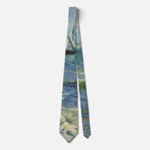 Vincent van Gogh - Seascape Near Saintes Maries Neck Tie