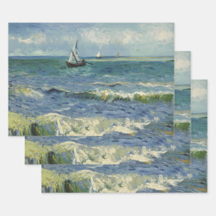 Vincent van Gogh - Seascape Near Saintes Maries Wrapping Paper Sheets