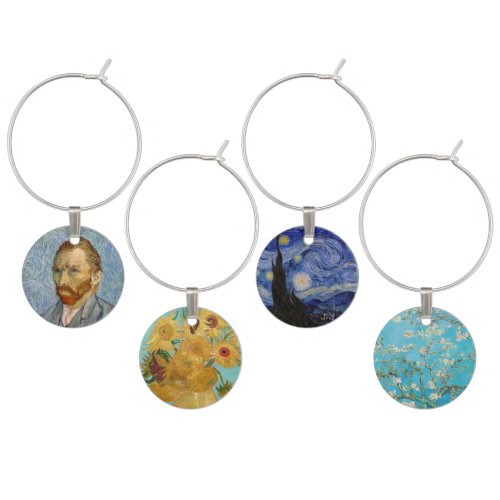 Vincent Van Gogh _ Selection of Masterpieces Wine Charm