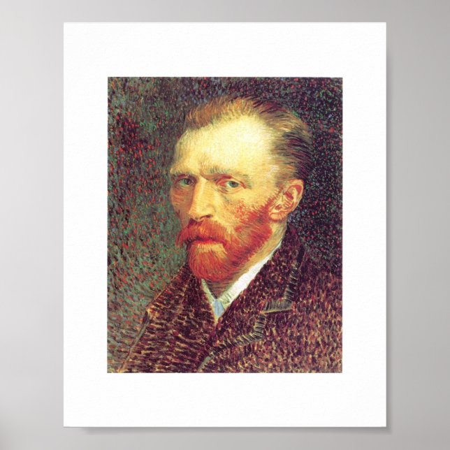 Vincent van Gogh - Self-portrait 1887 Poster (Front)