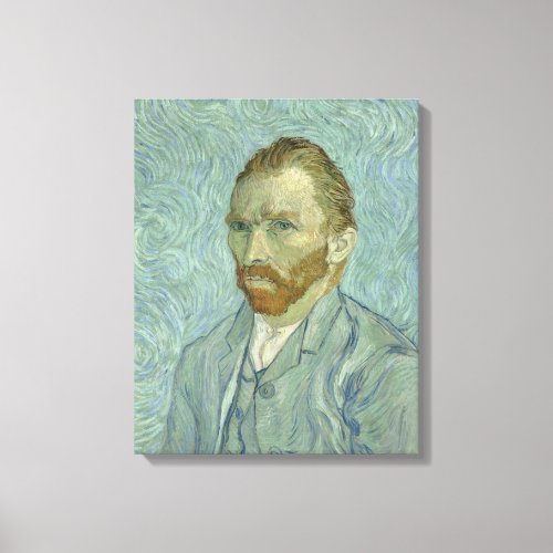 Vincent Van Gogh Self_Portrait 1889 Canvas Print