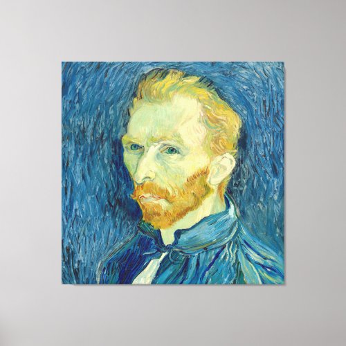 Vincent Van Gogh Self Portrait 1889 Faux Canvas Pr