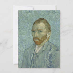 Vincent Van Gogh Self-Portrait 1889 Invitation