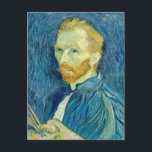 Vincent Van Gogh Self Portrait 1889 Postcard<br><div class="desc">Vincent Van Gogh Self-Portrait 1889
Dutch Post-Impressionist painter Vincent van Gogh painted a self-portrait in oil on canvas in September 1889.</div>