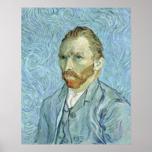 Vincent van Gogh  Self Portrait 1889 Poster