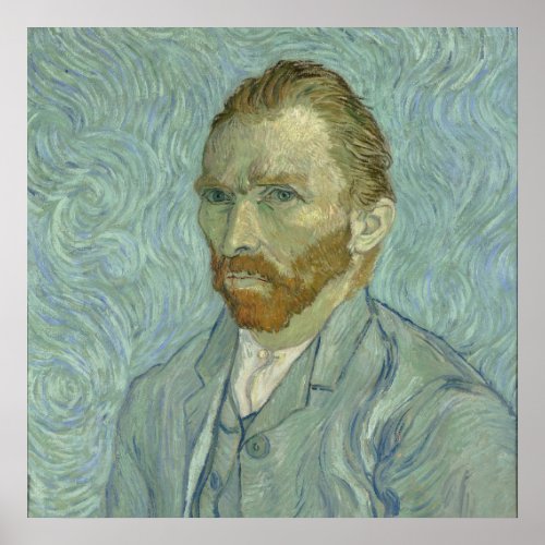Vincent Van Gogh Self_Portrait 1889 Poster