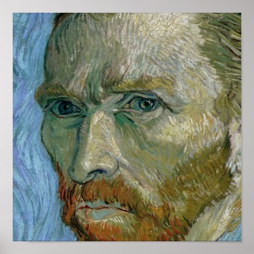 Vincent van Gogh  Self Portrait 1889 Poster