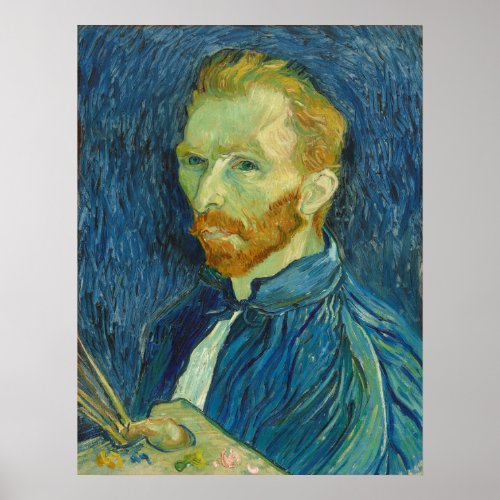 Vincent van Gogh Self Portrait 1889 Poster