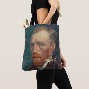 Vincent Van Gogh Self Portrait Canvas Tote Bag 