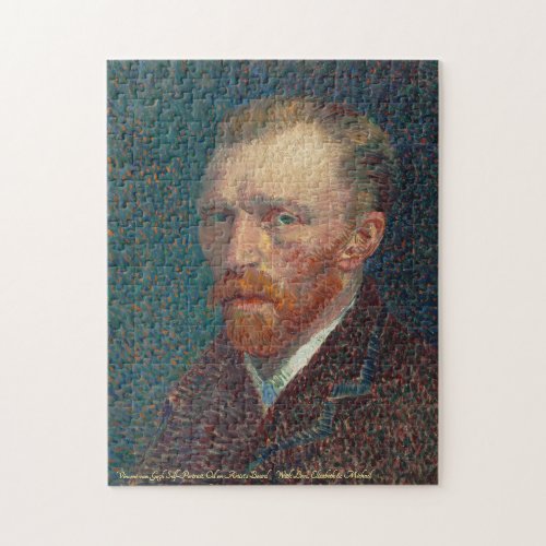 Vincent van Gogh Self_Portrait Art Painting Family Jigsaw Puzzle