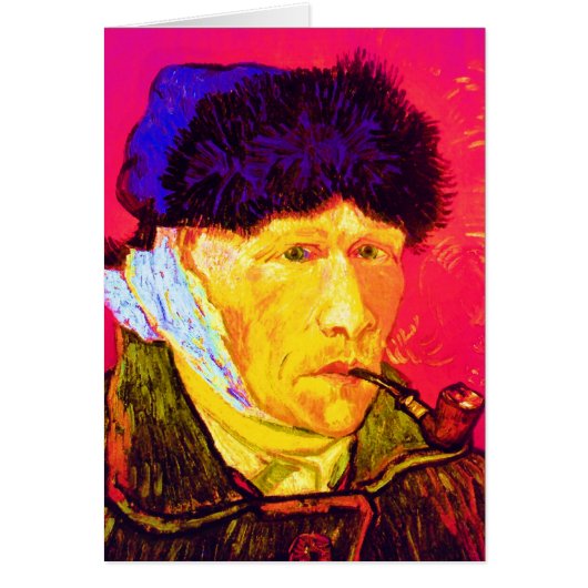 Vincent Van Gogh - Self Portrait Bandage Pop Art (Front)