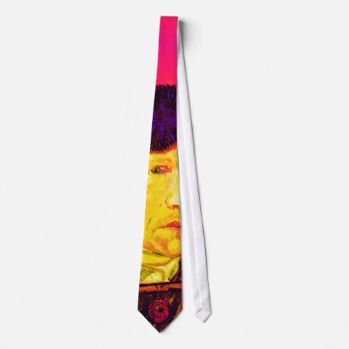 Vincent Van Gogh _ Self Portrait Bandage Pop Art Tie