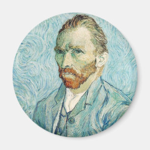 Vincent Van Gogh Self Portrait Blue Magnet