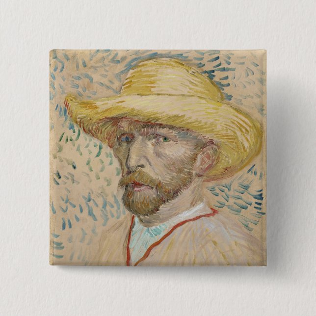 Vincent van Gogh, Self-portrait Button (Front)