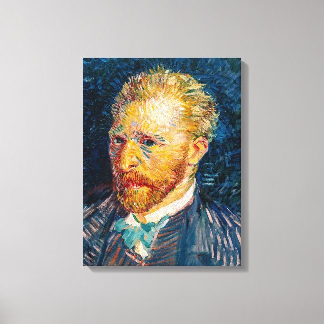 Vincent Van Gogh - Self-Portrait Canvas Print (Front)