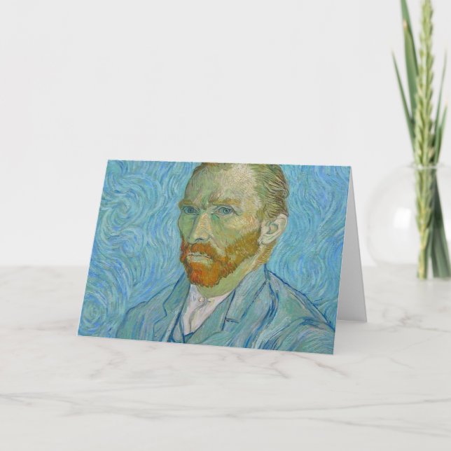 Vincent Van Gogh Self Portrait Card (Front)